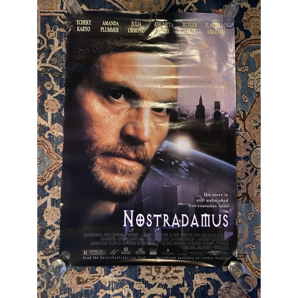 1994 Nostradamus Original Movie House Theatrical Release Poster 40"H x. 27"L
